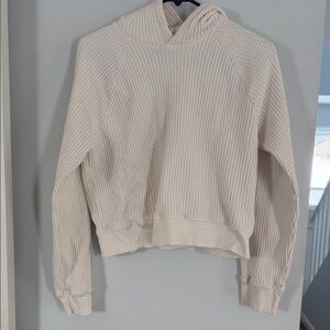 The North Face Off-White Textured Hoodie